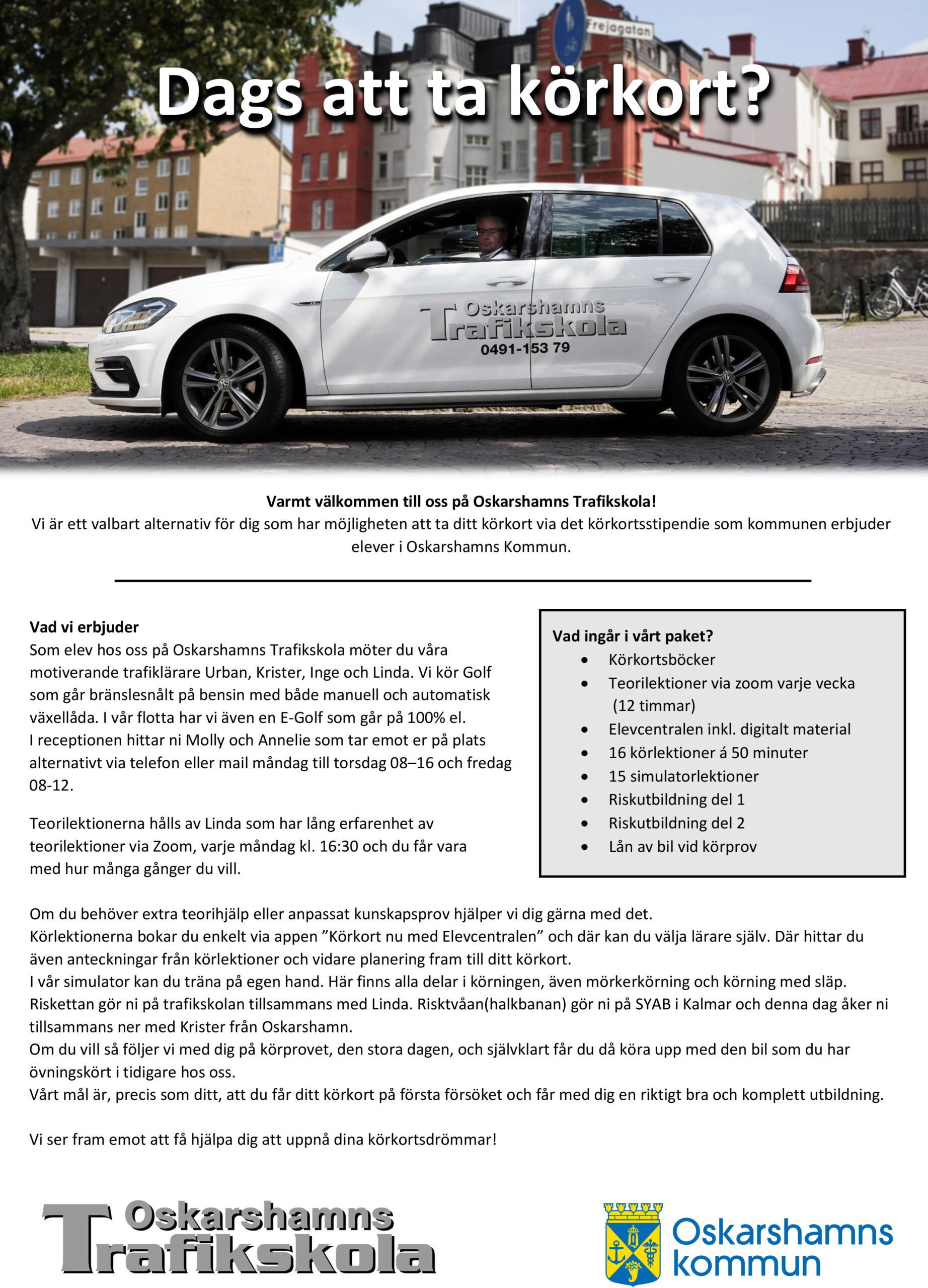 Körkortsstipendie Oskarshamns Kommun